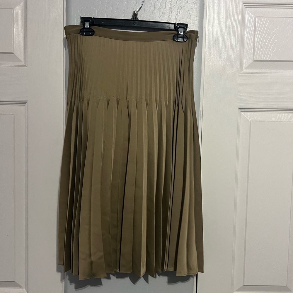 ANTONIO MELANI Classic A-Line Tan Skirt